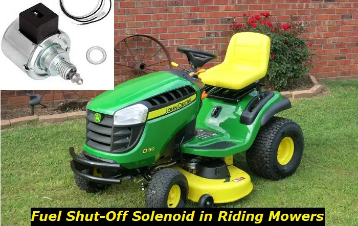 fuel shut-off solenoid in riding mowers